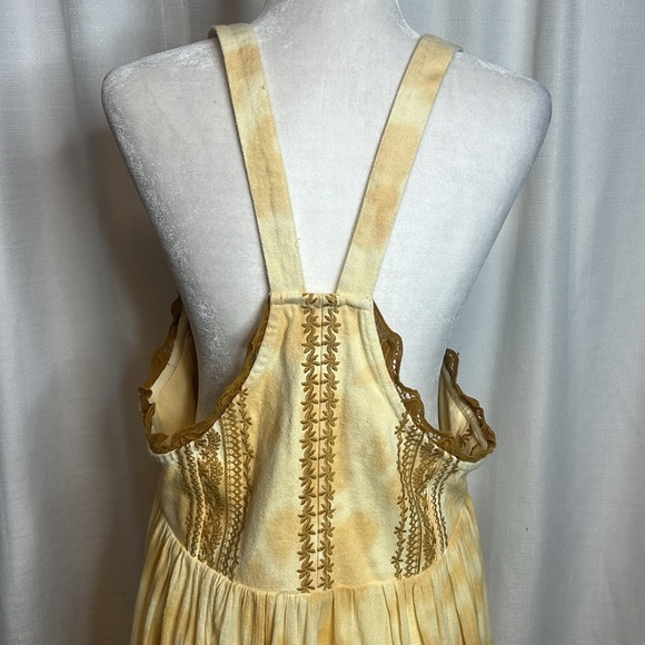 Free People Bali Devon Skirtall in Gold NWOT - Picture 8 of 10